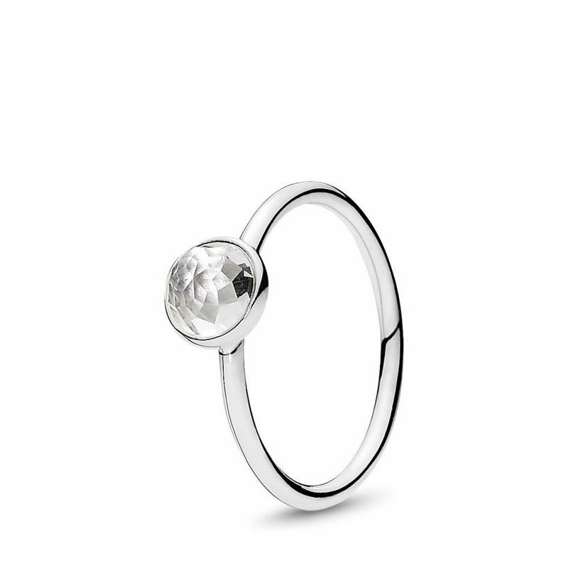 Pandora April Droplet Ring NZ, Sterling Silver (162483-TMV)